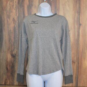 Mizuno Performance Gray Long Sleeve Shirt XXS